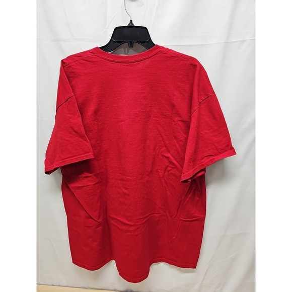 Gildan Red Super Bowl Lv 55 Kansas Chiefs T-Shirt Tampa Bay Buccaneers Smack 2xl - Picture 12 of 13